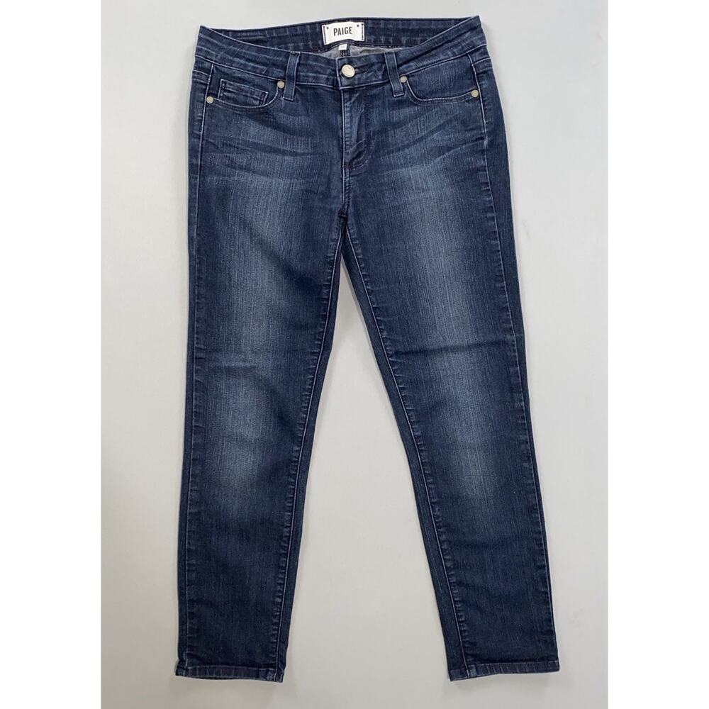 Paige PPD Kylie Crop Lightweight Stretch Denim Jeans. Medium Wash, Women's 27.